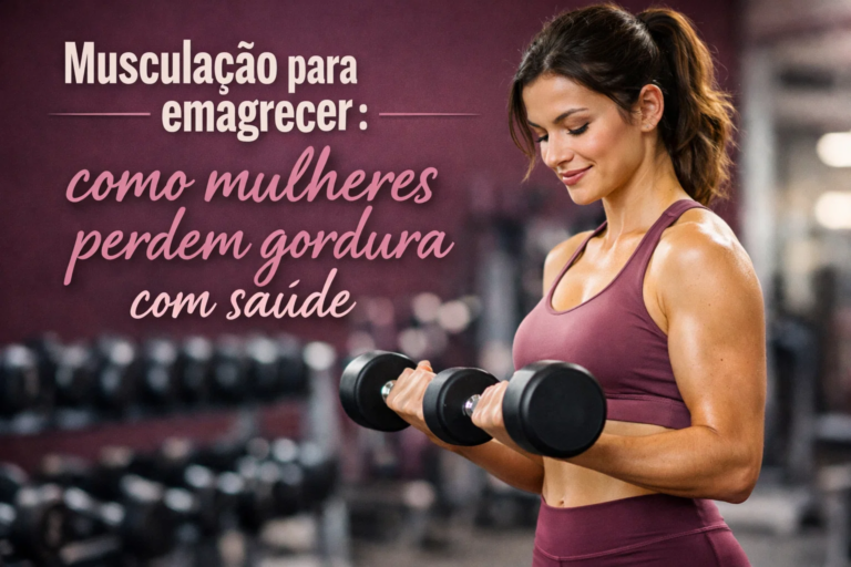 Musculação para emagrecer: como mulheres perdem gordura com saúde